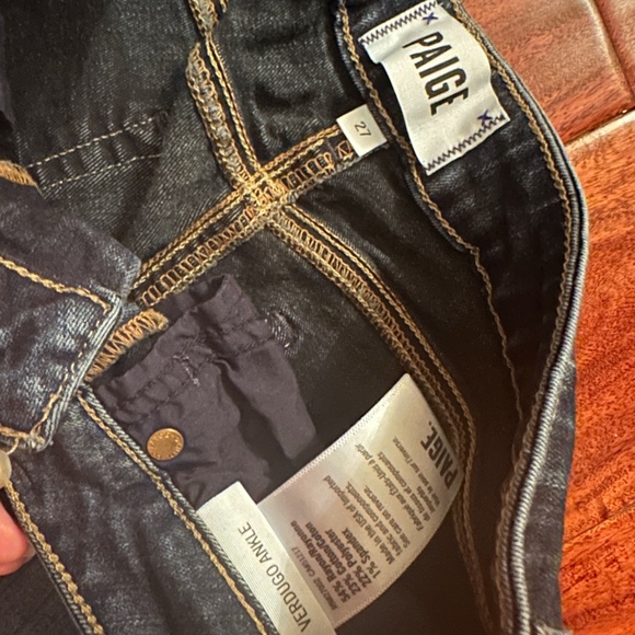 PAIGE Verdugo Ankle Dark Wash Jeans - Picture 5 of 5